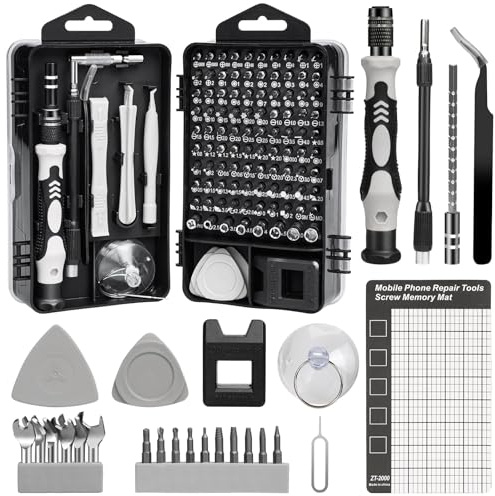 135 en 1Juego de herramientas de mecánica de precisión, mini destornillador, juego de herramientas de reparación de teléfonos móviles para iPhone PC portátil tableta Xbox juguetes relojes
