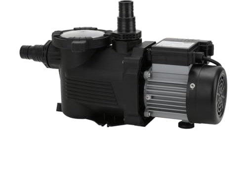 LIVIN' Poolpumpe 250W - Schwimmbad Schmutzwasserpumpe Poolfilter im Pool Zubehör mit 7.5m Hmax- CH-lorbeständig, 65 dB niedriger Geräuschpegel, Pool Pumpe wasser Filteranlage reinigt bis zu 7000 L/hr