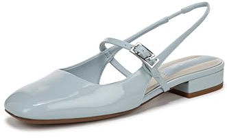 Franco Sarto Bailarinas Destin para Mujer, Sky Blue Laca, 41.5 EU