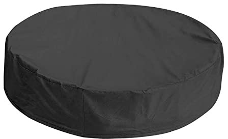 Harilla Couverture de Protection Ronde pour Piscine, Auvent pour Bac à Sable, Tissu Oxford 210D, Accessoires pour Bac à Sable, Housse Anti-poussière pour Pisc, 162cmx30cm