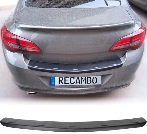 RECAMBO | Protector de Parachoques Trasero de plástico ABS | Compatible con Opel Astra K Hatchback | año 2015 2021 | Resistente y Ajuste Protección Borde de Carga