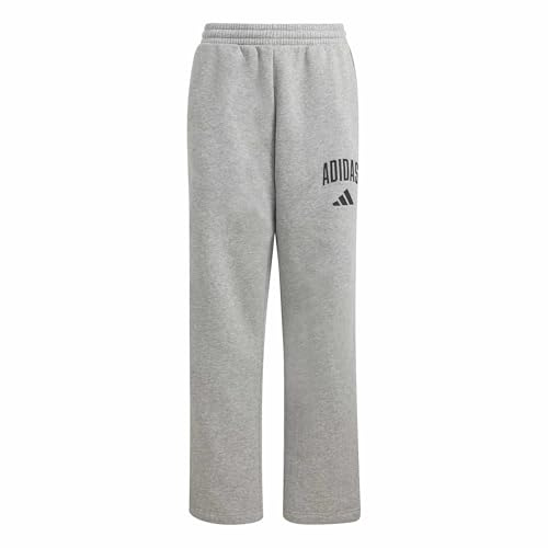 adidas Unisex Kids Seasonals Collegiate Typography Pant, Medium Grey Heather/Black, 13-14 Years