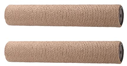TAIZhiChen Diametro di Ricambio per Tiragraffi per Animali Domestici, Diametro 2,8 Pollici, Giocattolo Interattivo, Corda in Sisal, Palo di Ricarica per, Marrone 50cm