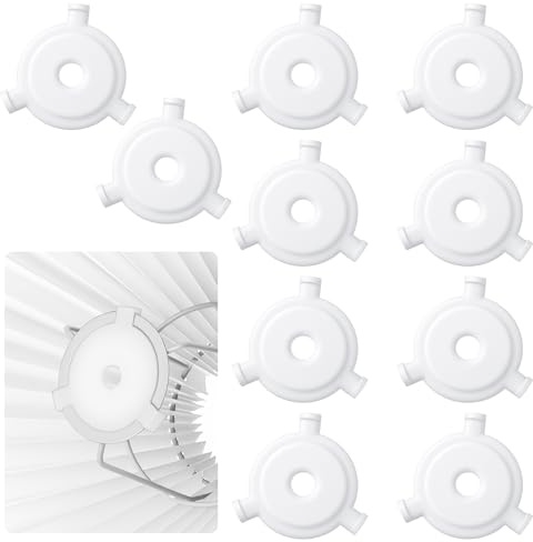 DOPENSPI 10PCS Lamp Shade Adapter Ring, E27 to 3/7 Lampshade Reducer Rings Light Light Shade Replacement Converter Adapter Lamps Accessories for Table Lamps Pendant Lights Floor Lamp