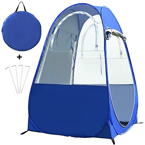 YSYDE Sports Pop Up Tent, Single Person Portable Outdoor Fishing Weather Shade Pods Shelter, with Storage Bag for Camping Biking Toilet Beach Changing