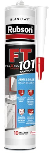 RUBSON - Mastic d'étanchéité FT101 - Sanitaire -280ML - Rubson