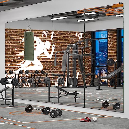 Keonjinn Home Gym Mirror 72 x 36 Large Wall Mounted Rectangular Full Length Mirror for Fitness, Dance Studio, Garage, Home Gym Decor, Oversized Activity, 1 PC