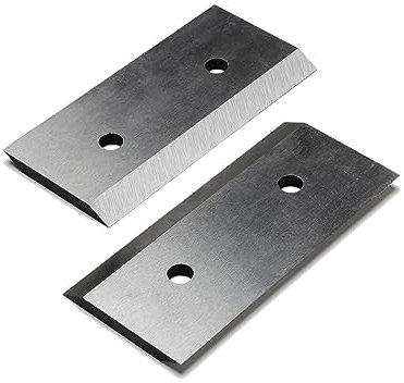 EFCUT Lot de 2 lames de rechange pour broyeur à bois R0, lames en acier rapide