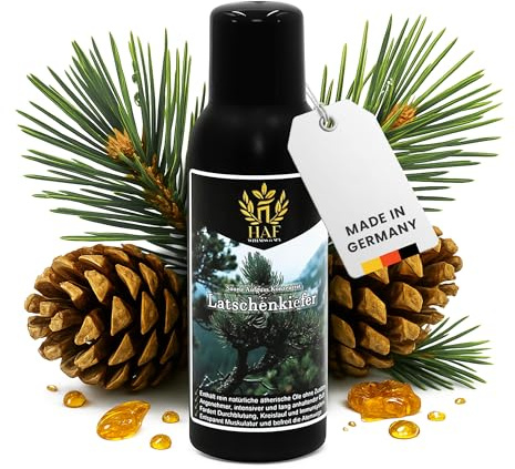 HAF Concentrado para sauna de pino de montaña de 250 ml, aroma de sauna con aceites esenciales naturales, infusión de sauna sin aditivos artificiales, aceite de sauna para un aroma intenso y duradero