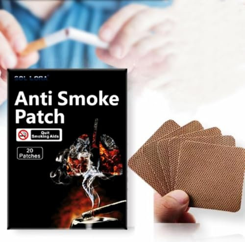 20 Stück Stop Smoking Aid Patch Rauchen Aufhören für starke Raucher, Natürliche Raucherentwöhnung Stressabbau, Entwickeln Sie Gesunde