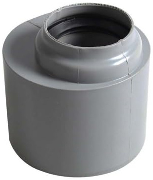 Connettore dritto da 40 mm a 75 mm, adattatore per tubo di scarico per vasca da bagno, lavello da cucina