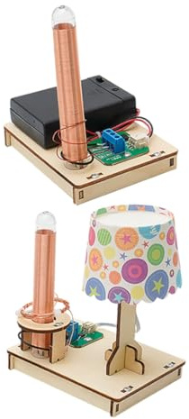 HONITANO Kit Educativo di Elettronica Fai da Te Trasmissione senza Fili in Legno e Rame per Studenti Principianti e Scuola Elementare