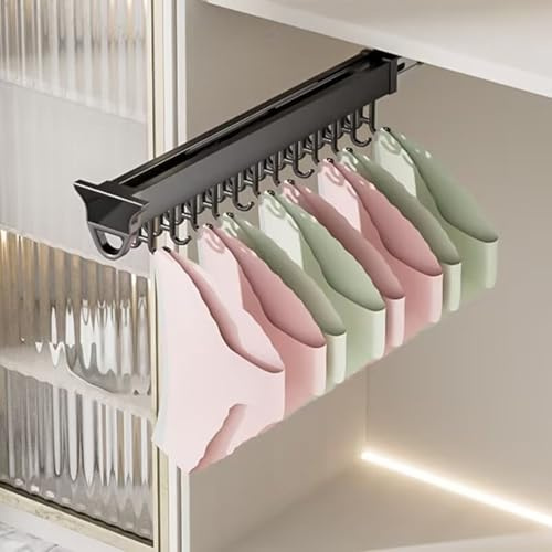 DUOAZJL Pull Out Mop And Broom Holder, Laundry Room Organization And Storage, Closet Pulls Out Storage Organizer, Garden Tool Organizers For Home Kitchen Garden(14.17in-12 hook)