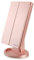 WEILY Makeup Mirror, 1x/2X/3X Trifold Makeup Mirror with 21 LED Lights and Adjustable Touch Screen Mirrors Cosmetic Countertop Mirrors (Rose Gold)