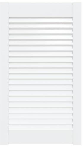 vidaXL Puerta Tipo Persiana con Celosía Rejilla Armario Tablillas Guardarropa Separador Decoración Blanco 69x39,4cm Madera Maciza de Pino