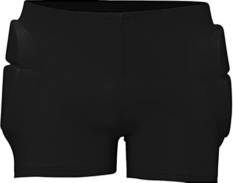 Hüftschutz 3D gepolsterte Shorts für Skateboarden, Snowboarden, Radfahren (Schwarz, Größe: M)