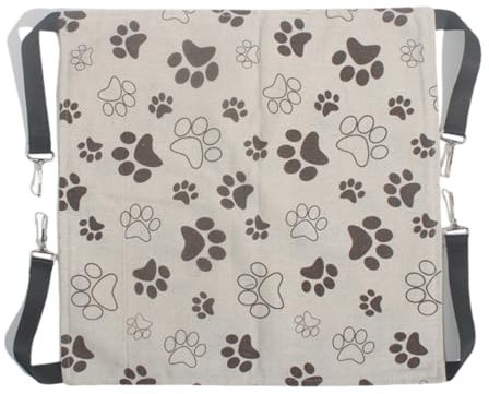 DLPRK Segeltuch Katzenhängematte, Haustierkäfig-Hängematte, Weich und Atmungsaktiv, Empfohlen für Haustiere unter 4 kg, Geeignet für Katzen, Hunde, Kaninchen, Hamster usw (27 * 27cm)