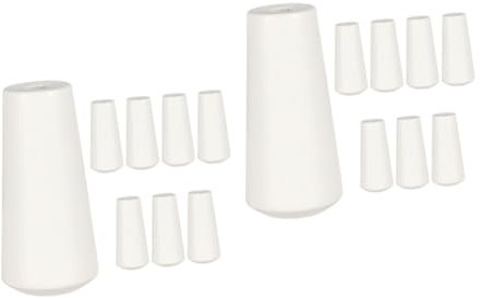 HOMSFOU 2 Sätze Gardinenschnurzüge Blinde Schnurenden Kabellose Jalousien Enden Der Zugschnur Für Fensterrollos Bausatz Fenstervorhänge Basteln Enden Der Jalousienschnur Holz 8 Stück * 2