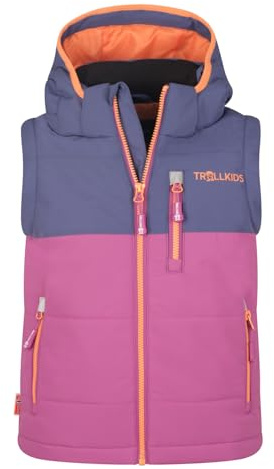 Trollkids Kids Narvik Vest XT 128, mallow pink