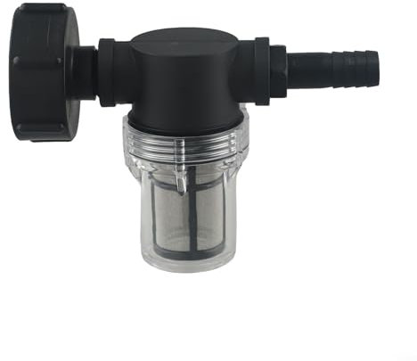 IBC Regentonnen-Filteranschluss 100 Maschenweite Edelstahl-Sieb Wasserhahn-Filter Regenwasser-Sammelanlage Auslauffilter Gartenbewässerung Zubehör Umweltfreundlich Abnehmbar Wiederverwendbar(20mm)
