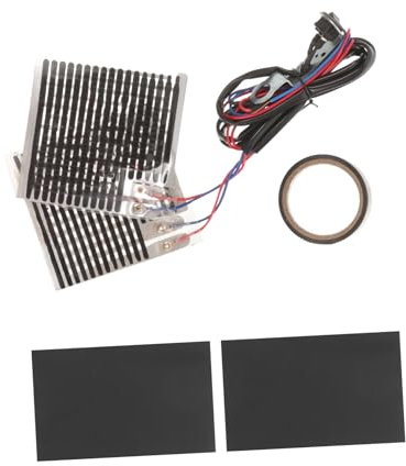 TOPBATHY 1 Set Manopole riscaldanti inserti di presa riscaldati impugnature riscaldate in copertura dell'impugnatura riscaldata elettrica riscaldatore manopole scaldamani Nero