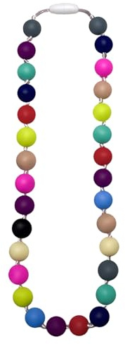 RUIOMII Collana da Masticare in Silicone, Collane da Masticare per Bambini Sensoriali ADHD, SPD, Autismo, per Ridurre la Masticazione e il Mordicchiamento
