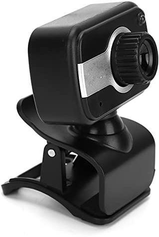 Elprico USB Web Camera 360 ° Roterbar HD-Datorkamera med Inbyggd Mikrofon och LED-lampor för Videosamtalskonferens Skype MSN Yahoo, 1080p Bärbar Datorkamera