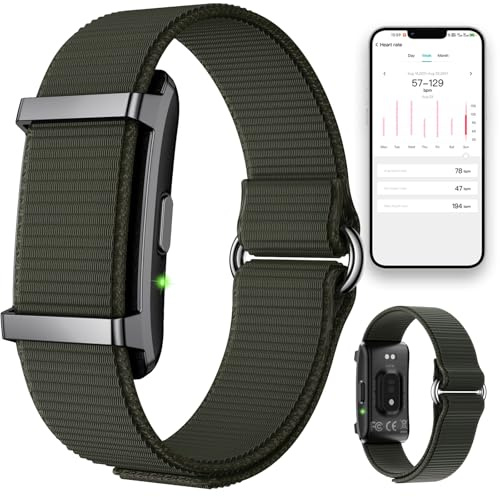 findtime Fitness Tracker, braccialetto senza display, orologio da polso, contatore di calorie, IP68, impermeabile, smartwatch, cinturino fitness iOS, android, frequenza cardiaca