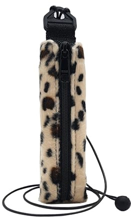 Plan B, Protective Case for Small and Flat Vape, Compatible with Devices Measuring 11x2x0.5 cm, 100 cm Lanyard, Women, Fabric (Animal Print)