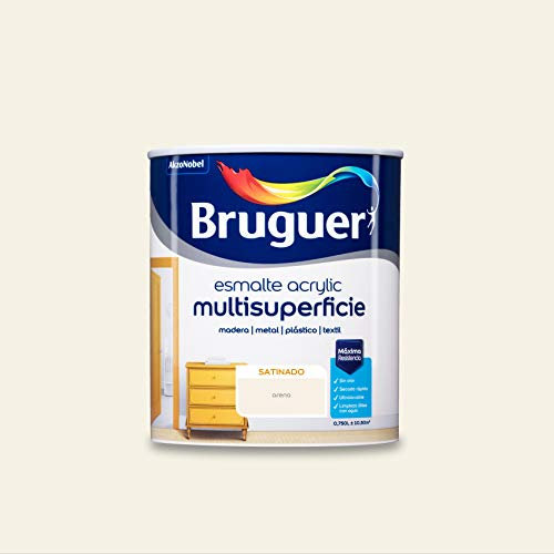 Bruguer Acrylic Multisuperficie Esmalte al agua Satinado Arena 750 ml