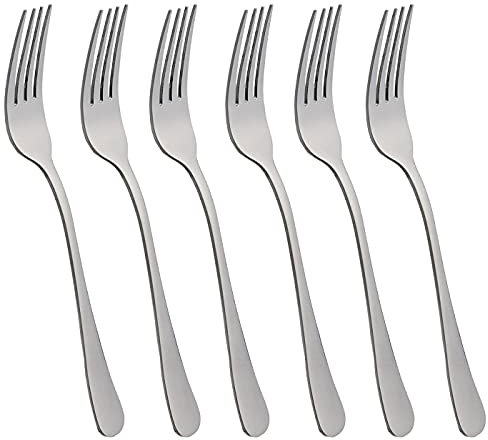 various Juego de Tenedores de Mesa Acero Inoxidable,6 uds y acabado brillante.Aptos para lavavajillas Colección Minimal (Tenedor de Mesa)