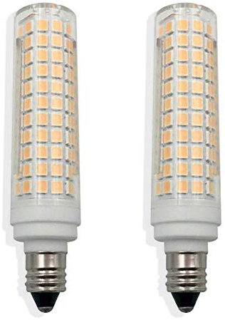 SUOMO 2 Pack 15W E11 E12 E14 LED Lampe ersetzt 100W Glühlampe, warmweiß 1500 Lumen Energiesparlampe für Kühlschrank Tischlampe,E14,warm White 220V