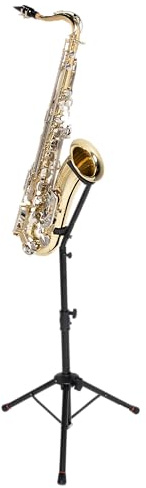 Gator Frameworks - Supporto Alto a Treppiede per Sassofoni Contralto o Tenore (GFW-BNO-SAXTALL), Nero