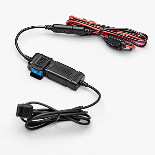 Quad Lock Adaptador USB Inteligente Impermeable de 12 V para Motos, Barcos y Caravanas