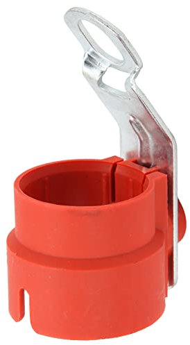 VOBOR Universelles Anhängerstecker Halterung Geeignet für 13 Poliger Anhängerstecker,Trailer Plug Bracket Anhänger Adapter 13 auf 7 Polig (Rot)