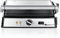 GOURMETmaxx Kontakt-Grill | Sandwichtoaster | Fettarmes Grillen | Fisch, Steaks, Burger, Paninis oder Sandwiches | Antihaftbeschichtung | Digitales Display | 2000 W [Edelstahl-Schwarz]