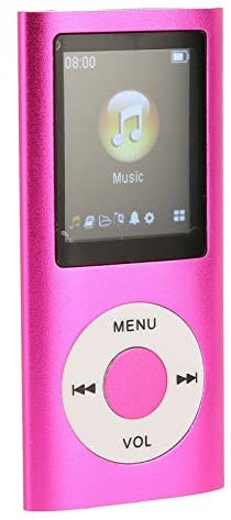Lecteur MP3 avec Bluetooth, Baladeur HiFi Ultra Fin avec écran LCD 1,8 Pouces, Lecteur de Musique Numérique Portable sans Perte pour Enfants/étudiants, Prend en Charge jusqu'à 64 G
