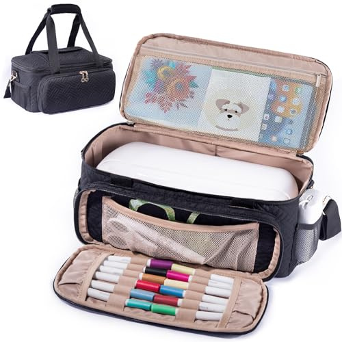 IMAGINING Carrying Case for Cricut Joy Xtra Smart Cutting Machine, Joy Extra Case, Storage Bag for Cricut Accessories and Tools.
