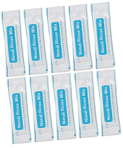 FRCOLOR 80stücke Salz Für Nasenspülung Instant-nasenspülsalz Päckchen Nasenspülmischung Nasenreinigungssalz Sicher Für Junge Mädchen Und Erwachsene