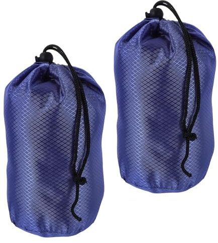 Supvox Bolsa Almacenamiento Con CordóN Impermeable 2 Piezas Para Viajes Camping Y OrganizacióN Ropa Chaquetas De Plumas Compacta Y Reutilizable