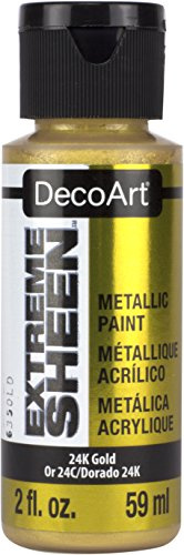 Deco Art Americana Extreme Sheen Farbdose, Acryl, Schwarzgold, 59 ml (1 Stück)