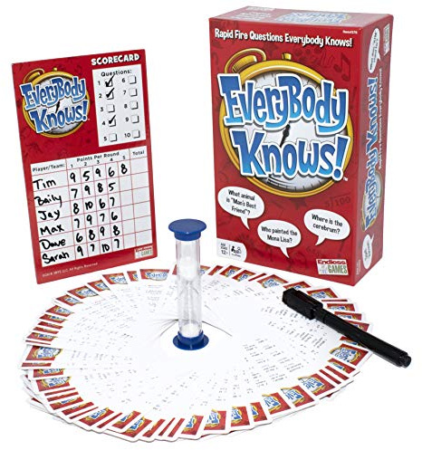 Endless Games Everybody Knows! - Trivia Card Game - 2018 Edition