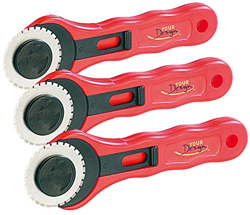 3 cutters rotatifs pour pré-découper le papier [Your Design]