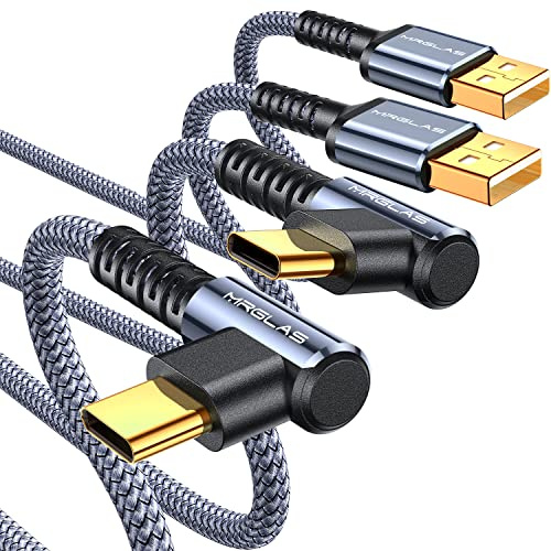 MRGLAS Car CarPlay USB C Cable 3.2A, USB to USB C Cable [2-Pack,6.6FT], for iPhone 17 Charger, Type C Charger Fast Charging for iPhone 17/16 Pro Max, Samsung Galaxy S25 Ultra S24 S23 S22 S21, Note 20