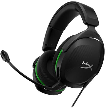 HyperX CloudX Stinger 2 Core – Gaming-Headset für Xbox, Leichtes Over-Ear-Headset mit Mikro, Stummschaltung durch Wegklappen des Mikrofons, 40 mm-Treiber