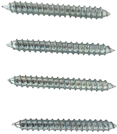 Dowel Screws, Wood to Wood, BZP 1/4 X 2 (6.35 X 50mm) 4pcs