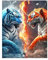 DCIDBEI Diamant Painting Tiger Neonfarben Diamond Painting Wei Er Tiger Spiegelbild Diamond Painting Blauer Tiger Diamant Stickerei Diamant Painting Bilder Erwachsene Tiere Perlenbild Ice Tiger Feuer