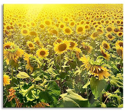 Plaque de recouvrement géante en verre véritable pour plaques de cuisson de 60 x 52 cm