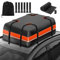 TIHOOK Auto Dachbox 15 Kubikfuß, Faltbar Dachtasche Wasserdicht, Dachkoffer Tragbar mit Anti-Rutsch Matte, für Alle Fahrzeuge Mit/Ohne Gepäckträger