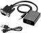 VGA to HDMI Adapter Converter with Audio 1080P 0.15m, 0.15m Cable, Slim and Portable, Plug and Play, High Compatibility, Converts VGA Source to HDMI Display for PC, Laptop, Monitor, HDTV, USB Powered